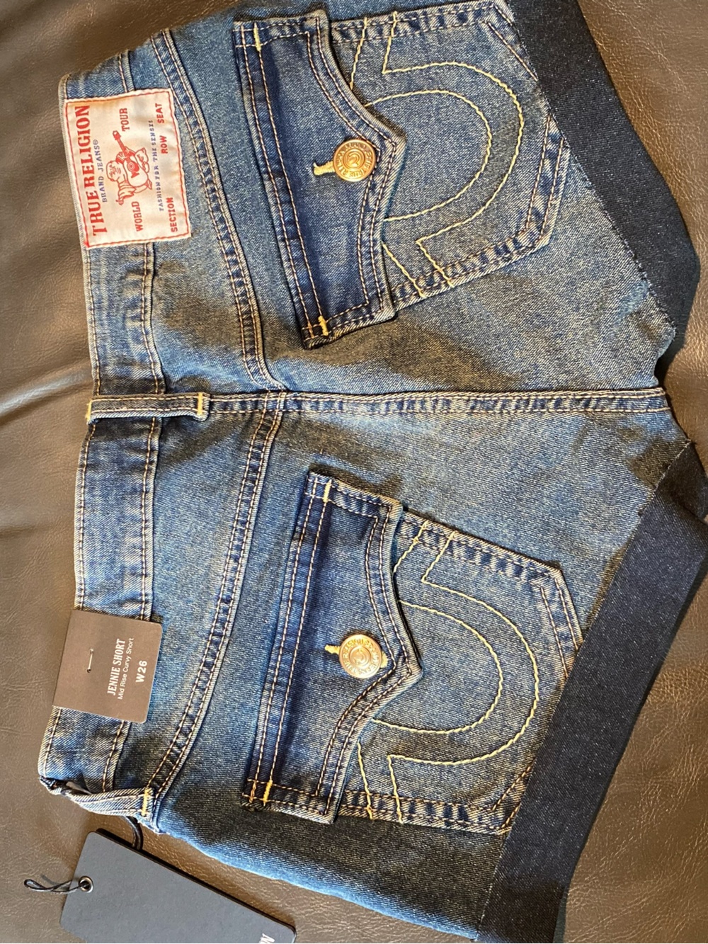 True Religion Women’s Blue Denim Shorts NWT Size 26